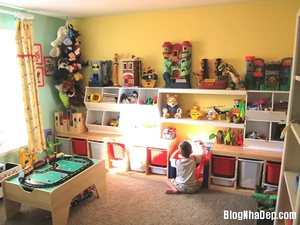Những căn phòng chơi đầy sắc màu cho trẻ