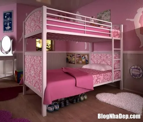 Những căn phòng ngủ đáng yêu và xinh xắn cho các cặp sinh đôi