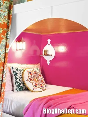 Những sắc màu vui tươi cho phòng ngủ