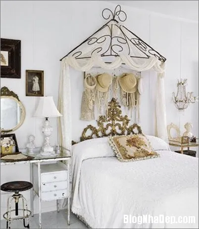 Phòng ngủ lãng mạn mang phong cách vintage cho teen