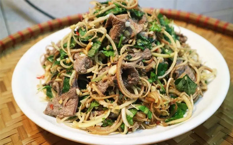 Bật mí công thức làm gỏi bò bắp chuối chuẩn vị ẩm thực Việt