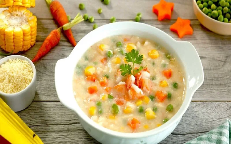 Cách nấu súp tôm cho bé ăn dặm giàu chất dinh dưỡng