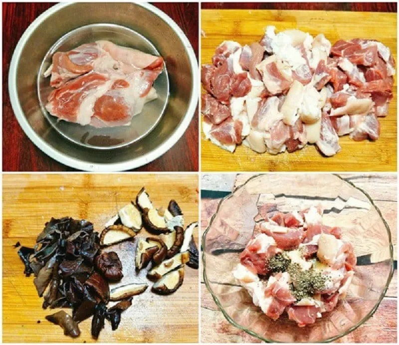 Cách nấu thịt đông gà và lợn đậm đà thơm ngon